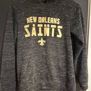 YOUTH NFL New Orleans Saints Hoodie Sweatshirt (Size L: 12-14)